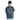 LV Short-Sleeved Jacquard Crewneck in Night Sky Blue