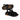 Hermes Junior Sandal in Nappa Leather with Black Rubber Sole