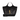 YSL ICARE in Raffia with Bronze-Tone Hardware in Black