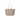 Fendi Roll Large in Reversible Shopper in Penquin Striped in Dove Gray