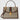 Ophidia Small Top Handle Bag with Web in Beige and Ebony GG Supreme Canvas
