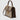 Ophidia Small Top Handle Bag with Web in Beige and Ebony GG Supreme Canvas