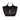 YSL ICARE in Raffia with Bronze-Tone Hardware in Black