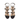 Valentino Rockstud Calfskin Ankle Strap Sandal 60mm in Black