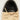 Chanel Nude Black Leather 'CC' Toe Low Heel Ballet Flat