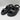 Chanel Leather CC 'Dad' Sandals Color Black/Gold