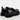 GG Women's Loafer with Web in Black Shiny Leather Height 15mm