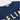 Celine Paris Loose Sweatshirt in Cotton Fleece Colour Navy/Cream