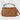 GG Blondie Small Top Handle Bag in Brown Smooth Leather with Gold-Tone Hardware