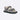 Christian Dioract Sandal in White and Navy Blue Technical Fabric with Plan de Paris Print