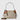 GG Emblem Small Shoulder Bag in Beige and Dark Brown New GG Monogram