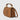 GG Blondie Small Top Handle Bag in Brown Smooth Leather with Gold-Tone Hardware