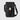 GG Super Mini Crossbody Bag in Black Soft Grainy Leather