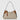 GG Emblem Small Shoulder Bag in Beige and Dark Brown New GG Monogram