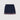 GG Polo Top & Pleated Skirt with Striped Trim in Dark Blue