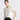 Dior White Cotton and Linen Jersey with Gray Christian Dior Papillon Motif