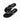 Chanel Thongs in Suede Kidskin & Stress Black & Silver Colour Heel Height 5mm