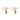 Dior Tribales Earrings Antique Gold-Finish Metal and White Resin Pearls