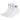 Adidas Mens Thin And Light Three Pack Ankle Socks White/Black