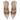 Valentino Garavani Patent Rockstud Caged Pump 100mm Poudre Colour