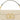 Valentino Garavani The Locò Leather shoulder bag Color White