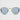 Prada Sunglasses with The Iconic Metal Plaque in Lake Blue Lenses