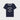 Celine Triomphe T-Shirt in Cotton Jersey Colour Blue Petrol/Off White
